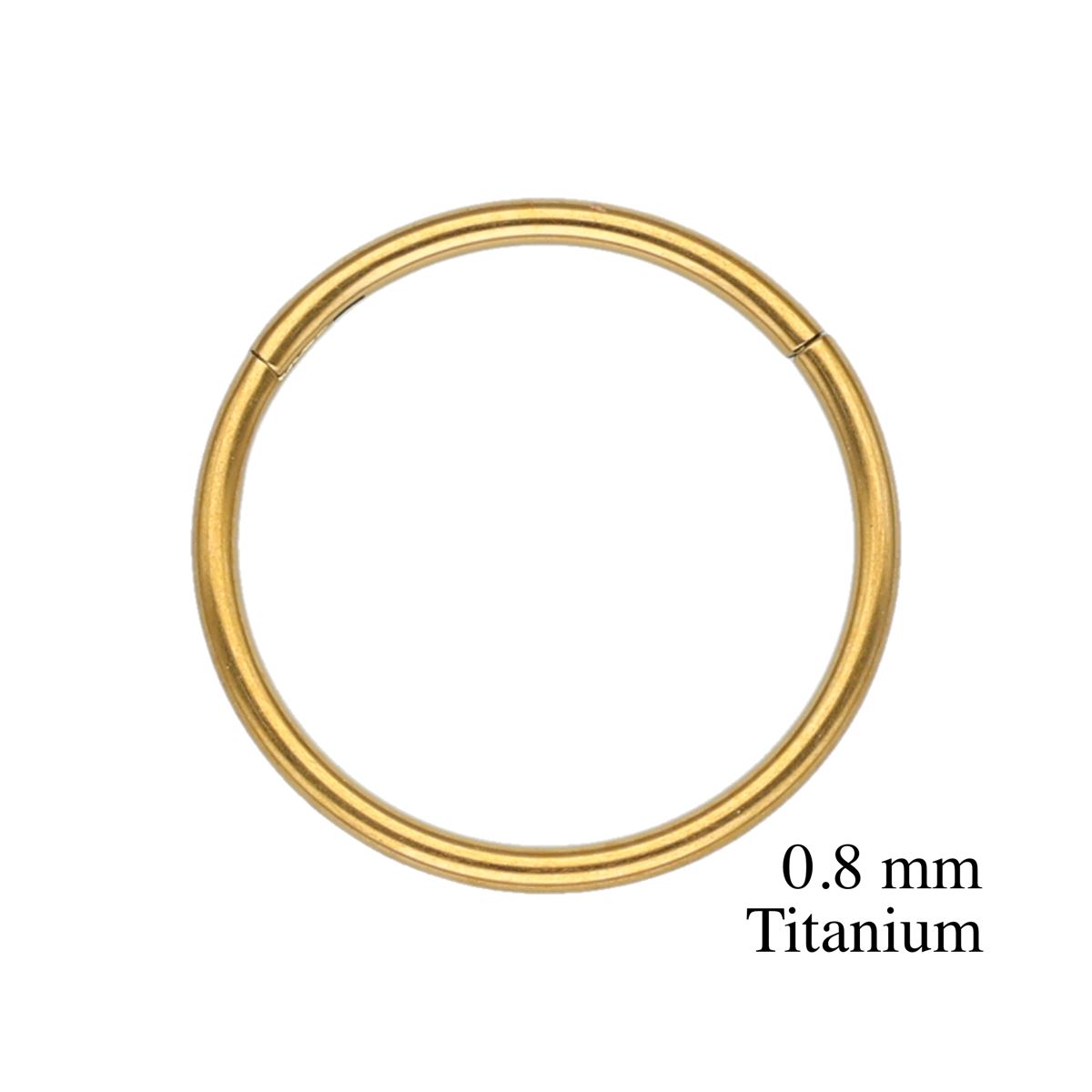 TITANIUM segmentring-goedkleurig extra fijn 0.8mm