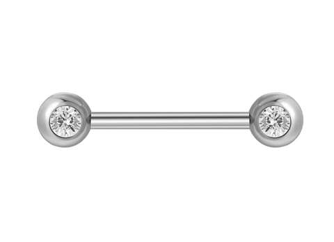 Tepelpiercing hanger bloem kristal Tepelpiercing hanger bloem kristal