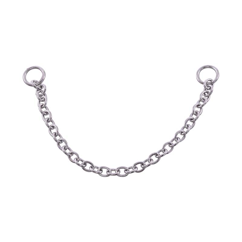 Ketting in staal-enkele rij