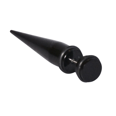 Fake taper in acrylic, zwart