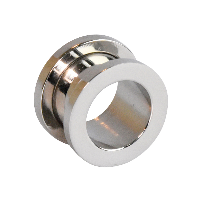 Flesh tunnel en acier chirurgical, vissable