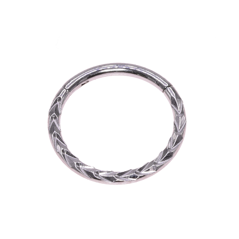 Anneau Nez Torsadé En Acier Chirurgical 316L – 8 Ou 10 Mm – Style Créole, Charnière Lisse !