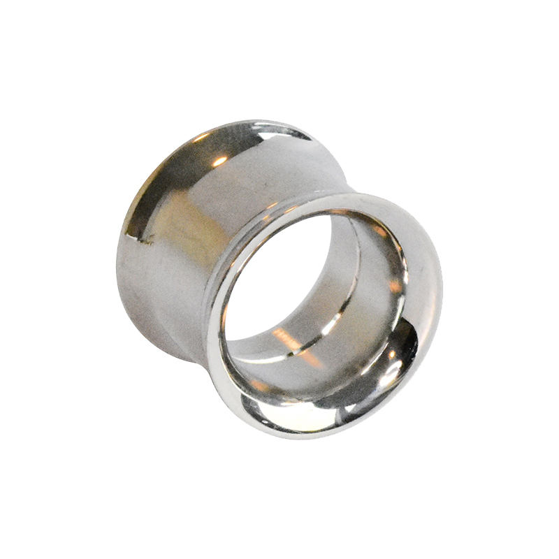 Double flared tunnel en acier chirurgical, vissable